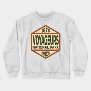 Voyageurs National Park badge Crewneck Sweatshirt